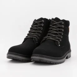 BURTON OF LONDON Boots à lacets julicien avec zip Homme NOIR Clearance