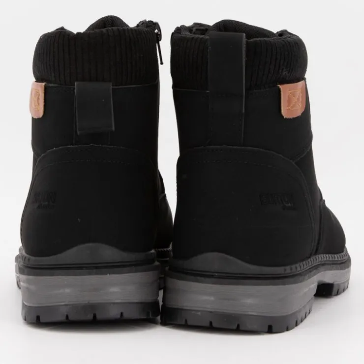 BURTON OF LONDON Boots à lacets julicien avec zip Homme NOIR Clearance