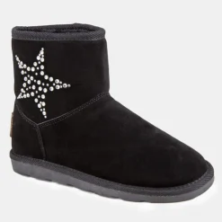 LES TROPEZIENNES PAR M.BELARBI Boots Chacha fourrées es Femme LES TROPEZIENNES NOIR New