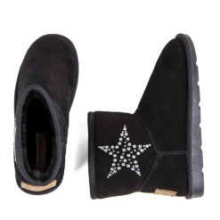 LES TROPEZIENNES PAR M.BELARBI Boots Chacha fourrées es Femme LES TROPEZIENNES NOIR New