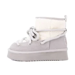 SOLO SOPRANI Boots fourree lunar Femme GRIS New