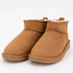 LOVETT Boots fourrées courtes Femme MARRON CLAIR Clearance