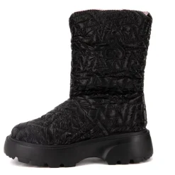 SOLO SOPRANI Boots haute matelassee Femme NOIR Hot