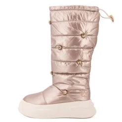 SOLO SOPRANI Boots haute matelassee Femme BRONZE