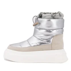 SOLO SOPRANI Boots matelassee basse Femme ARGENT Discount