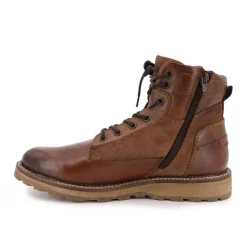 DEELUXE 74 Bottine à lacets noire Homme MARRON Clearance