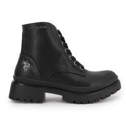 US POLO Bottine byker Femme NOIR Discount