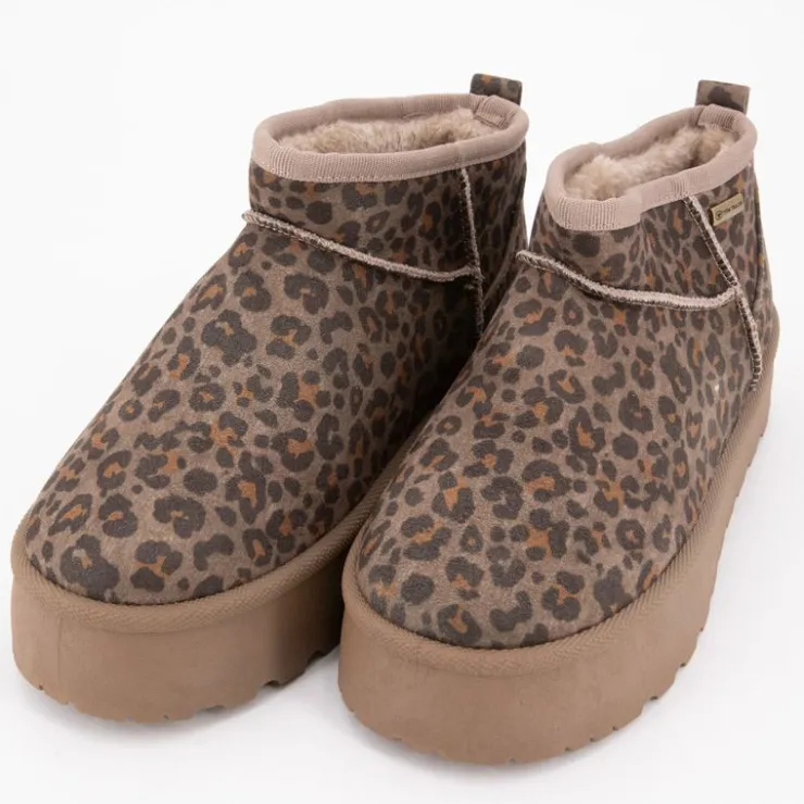 TOM TAILOR Bottine fourre 8490220010 taupe 36/41 Femme MARRON Clearance