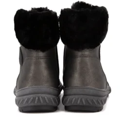 ROMIKA Bottine fourrée platin marron gris Femme GRIS FONCE Discount