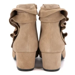 XAVIER DANAUD Bottine mantik en daim Femme BEIGE