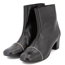 XAVIER DANAUD Bottine Raola Nappa avec Liseret Beige t36-41 Femme NOIR Best