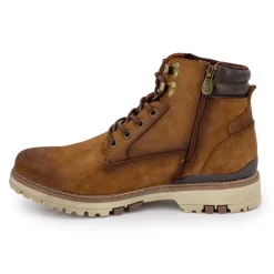 DOCKERS BY GERLI Bottines à lacets effet daim Homme MARRON Discount