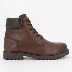 DOCKERS BY GERLI Bottines à lacets nappa park brown Homme MARRON Outlet