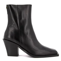 NOVITA Bottines à talon type santiag Femme NOIR Online