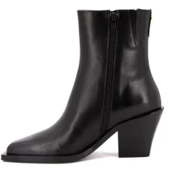 NOVITA Bottines à talon type santiag Femme NOIR Online