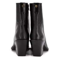 NOVITA Bottines à talon type santiag Femme NOIR Online