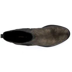 LES TROPEZIENNES PAR M.BELARBI Bottines cuir Selma à enfiler Femme BRONZE New