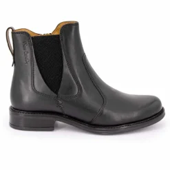 PIERRE CARDIN Bottines chelsea cuir Femme MARRON Clearance