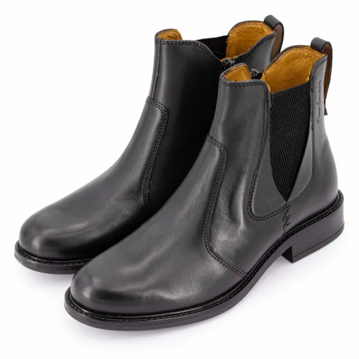 PIERRE CARDIN Bottines chelsea cuir Femme MARRON Clearance