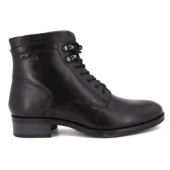 PIERRE CARDIN Bottines cuir à talons avec lacets Femme NOIR Clearance