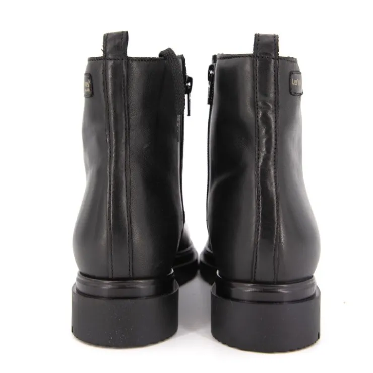 LES TROPEZIENNES PAR M.BELARBI Bottines cuir avec lacets soraya 36-41 Femme NOIR Sale