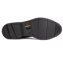 LES TROPEZIENNES PAR M.BELARBI Bottines cuir avec lacets soraya 36-41 Femme NOIR Sale