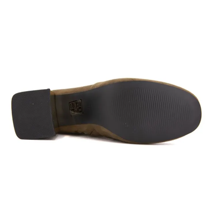 LES TROPEZIENNES PAR M.BELARBI Bottines Dam suédine liseré or Femme NOIR Clearance