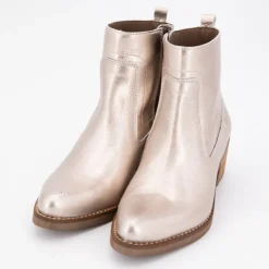 PATRICIA MILLER Bottines elista cuir rose gold Femme OR Best