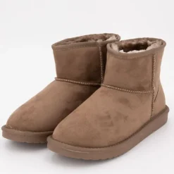 LOVETT Bottines fourrées semi montantes Femme MARRON