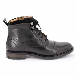 PIERRE CARDIN Bottines Henrycar à Lacets Wilex73 Cuir Homme NOIR Outlet