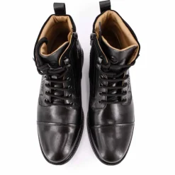 PIERRE CARDIN Bottines Henrycar à Lacets Wilex73 Cuir Homme NOIR Outlet