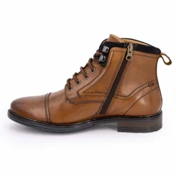 PIERRE CARDIN Bottines Henrycar à Lacets Wilex73 Cuir Homme MARRON Clearance