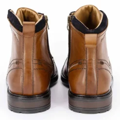 PIERRE CARDIN Bottines Henrycar à Lacets Wilex73 Cuir Homme MARRON Clearance