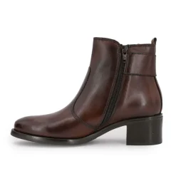 KEYS Bottines kelly cuero Femme MARRON New