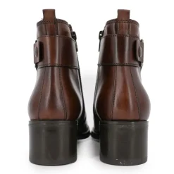 KEYS Bottines kelly cuero Femme MARRON New