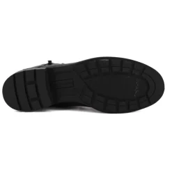 TOM TAILOR Bottines zippées doublées fausse fourrure Femme NOIR