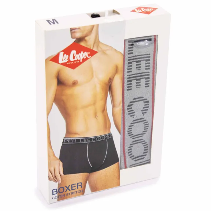 LEE COOPER Boxer boite spicy Homme GRIS CLAIR Discount