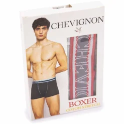 CHEVIGNON Boxer boite woody Homme GRIS Clearance