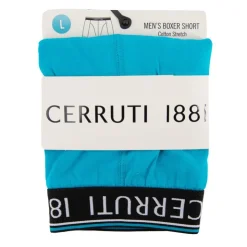 CERRUTI Boxer classic fashion 2020 6367 Homme TURQUOISE Hot