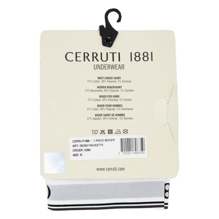 CERRUTI Boxer conton doux stretch Homme GRIS FONCE Best