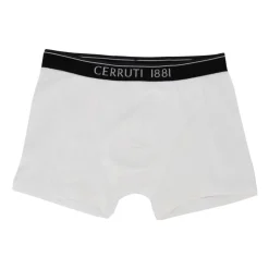 CERRUTI Boxer conton doux stretch Homme BLANC Clearance