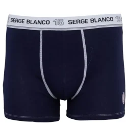 SERGE BLANCO Boxer coton elasthane ser/1/bc/cla/ass5 Homme BLEU PETROLE Outlet