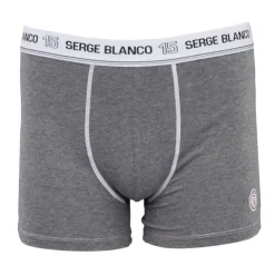 SERGE BLANCO Boxer coton elasthane ser/1/bc/cla/ass5 Homme GRIS CLAIR
