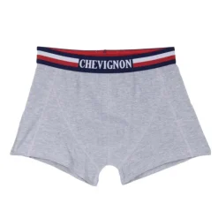 CHEVIGNON Boxer coton stretch ceinture rayée Rodrigo Homme GRIS CLAIR Discount