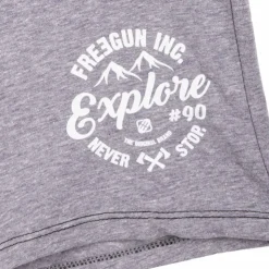 FREEGUN Boxer doux coton avec élastique à motif forêt Homme GRIS Sale