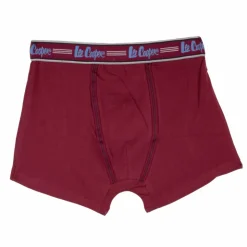 LEE COOPER Boxer en coton Homme BORDEAUX Hot