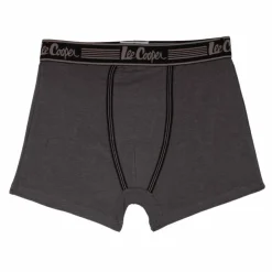 LEE COOPER Boxer en coton Homme GRIS FONCE New