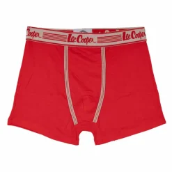 LEE COOPER Boxer en coton Homme ROUGE Discount