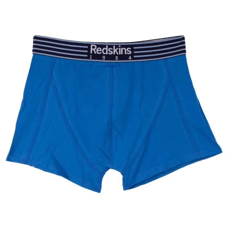 REDSKINS Boxer en coton Homme BLEU ROI Clearance