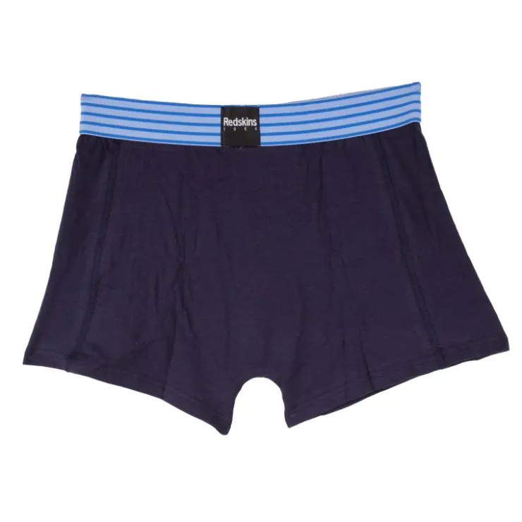 REDSKINS Boxer en coton Homme BLEU FONCE Sale